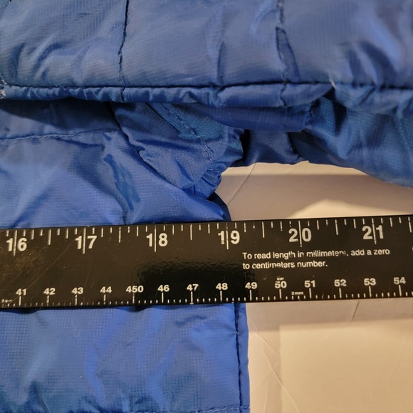 Patagonia Goose Down Sweater Jacket Youth XL 14 Boys Grey Full Zip Puffer Coat - Picture 4 of 14